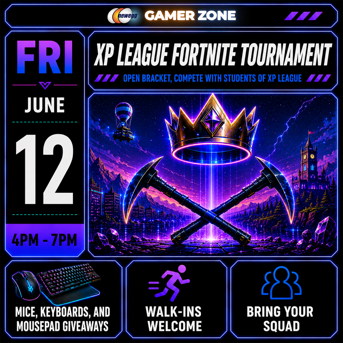 XP League Esports at Newegg Gamer Zone - June 12